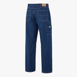 PRSN BLU Denim Jeans Men’s W52 Blue Carpenter Style Made in USA Heavy Cotton